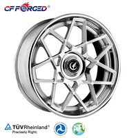 Jantes forgées brossées neuves 2 pièces 23 24 pouces 5x120 pour & Sport Argent Géométrique Performance Alliages Personnalisés