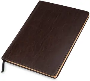 Vintage Hardcover Notebook Schrijven Journal 100 Perkament Stijl Regeerde Sheets (200 Pagina 'S) Donkerbruin
