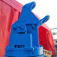 Grippage de lotus rotatif durable à quatre griffes pour le recyclage des déchets, grappin hydraulique à peau d'orange pour pelle de 15 à 20 tonnes