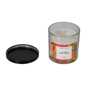 Candela Profumata Terra Luna Bombshell 12 Oz Fragranza Frutti Selvatici Foglie Verdi Fiori Bianchi - Product Image 2