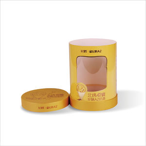 Caja de cilindro de grado alimenticio biodegradable, tubo de cartón personalizado, cajas de cilindro personalizadas transparentes, diferentes tamaños - Product Image 2