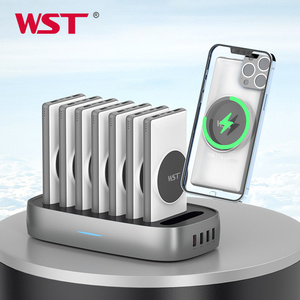 Produits électroniques WST, banques d'alimentation, chargeur magnétique sans fil rapide pour téléphone, station d'accueil pour banque d'alimentation 10000mah - Product Image 5