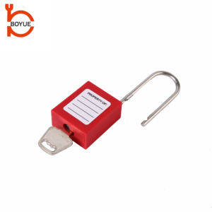 Candado DE SEGURIDAD ABS antirrobo Loto eléctrico de China, grillete de acero inoxidable de <span class=keywords><strong>40mm</strong></span> de nailon con desbloqueo de llave - Product Image 4