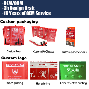Высококачественное высокотемпературное противопожарное одеяло из стекловолокна, 1 м X 1 м, оптовая продажа, набор инструментов для предотвращения пожара на кухне - Product Image 3