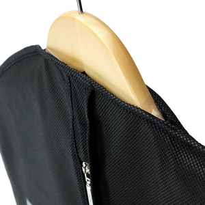 High Quality Custom Portable Foldable <strong>Garment</strong> <strong>Bag</strong> with <strong>Breathable</strong> Non-Woven Suit Cover Hanging Dustproof Zipper Closures - Product Image 5