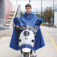 Manteau de pluie bleu à capuche, collection 100% de haute qualité, imperméable, pour adultes, véhicule électrique, poncho