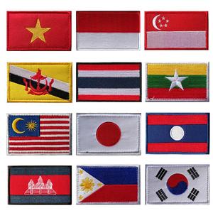 Bán buôn Cờ chiến thuật thêu vá cho quần áo hat đội Stick-ON các bản vá lỗi - Product Image 3