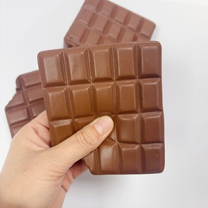 New Simulated <b>Chocolate</b> Squeeze Toy PU Soft Slow Rebound Fufu Squishy Stress Relief Toy Hand Relaxation Gift Desktop Gadget - Product Image 1