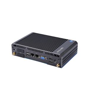ShareVDI Mini PC de doble núcleo In-tel Core I3 5005U 6006U <span class=keywords><strong>DDR3</strong></span> Dual Nic VGA Soporte de pantalla dual Mini PC industrial sin ventilador - Product Image 1