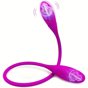 Oplaadbare 7 Snelheden Dubbele Kop Jump <span class=keywords><strong>Egg</strong></span>-Spot Bullet Dildo <span class=keywords><strong>Vibrator</strong></span> <span class=keywords><strong>Anal</strong></span> Butt Plug Volwassen Seksspeeltje Voor Paar Mannen Vrouwen - Product Image 1