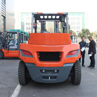 Chariot élévateur diesel neuf de 6, 7 ou 8 tonnes de Chine avec moteur XICHAI/YUCHAI/ISUZU/Mitsubishi, positionneur de fourche à tour triplex de 4,5 m