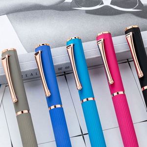 Multi-<b>Color</b> Ballpoint Capability Rotating Business Office Writing Metal <b>Pen</b> With Logo Printing - Product Image 2