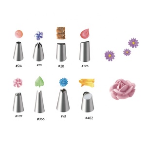 De grado de alimentos sin costura <span class=keywords><strong>gris</strong></span> cookie herramientas de soldadura de 304 de tuberías boquillas para <span class=keywords><strong>pastel</strong></span> Decoración - Product Image 6