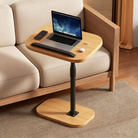 Table d'appoint mobile à hauteur réglable, table de chevet moderne et simple, petite table basse pour salon, chambre à coucher, canapé