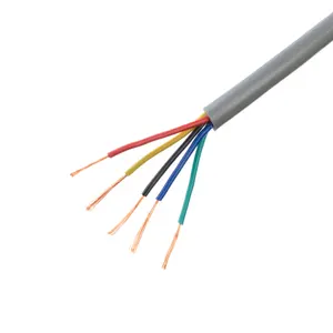H05rn-f кабель 5 ядер 0,5 мм гибкий кабель с твердым проводником силовой кабель Электрический провод для бытовых Строительных проводов