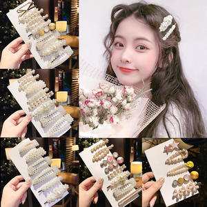 <span class=keywords><strong>JIRIS</strong></span> Venta al por mayor de moda mezclada encantadora perla arco Rhinestone pinza de pelo accesorios para el cabello para mujeres señoras niñas - Product Image 2