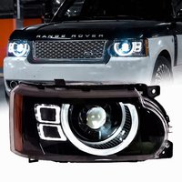 Pour Range Rover Vogue L322 Lentille de projecteur de phare 2005-2012 L320 Sport LED DRL Pièces de voiture Éclairage