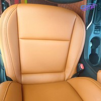 Housses de siège auto en cuir véritable, ajustement personnalisé d'origine pour Toyota RAV4 Corolla CHR Camry Hilux Yaris Auris
