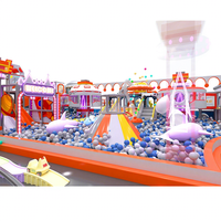 Aoleao Parque Infantil Interior Personalizado con Laberinto, Piscina de Pelotas, Tobogán, Trampolín para Niños, 500 kg, Juego Suave, Certificado CE TUV