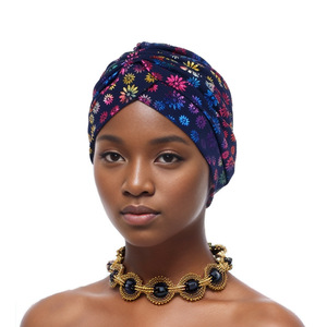 2025 Multi couleur nouveau africain Auto <span class=keywords><strong>Gele</strong></span> Headtie <span class=keywords><strong>Aso</strong></span> <span class=keywords><strong>Oke</strong></span> Nigeria foulard Turban casquette femmes musulman Hijab Bonnet chapeaux de fête de mariage - Product Image 5