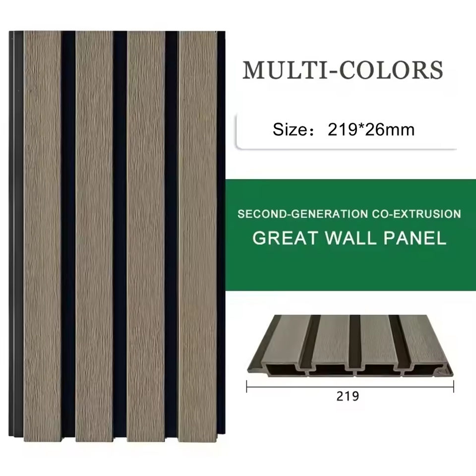 Wpc Wall Cladding High Quality WPC Wall Panel Custom Logo Co Extrusion ...