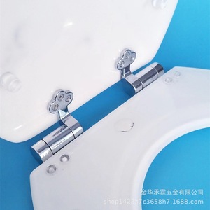 Zinc Alloy Plum Blossom Hinge 6cm Soft Close Toilet Seat Fixing Parts Bathroom <b>Hardware</b> - Product Image 2