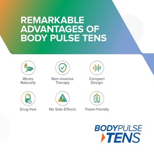 Custom Intensity <b>Control</b> Body Pulse TENS Full Body Therapy Machine Foot Massager for Sciatica Thigh Pain Relief - Product Image 5