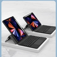 Ayrılabilir klavye kılıfları için iPad Pro 11 rotasyon akrilik iPad kılıfı hava 4 5th 10.9 şeffaf sert arka kabuk