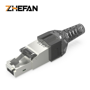 FTP Korumalı RJ45 <span class=keywords><strong>CAT</strong></span>.7 Erkek Metal Kablo Konektörü Aletsiz Uzatma Fişi-Konektör Aksesuarları Aletsiz Fiş - Product Image 2