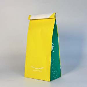 Sacs en papier kraft en gros avec fermeture à lien métallique, impression de logo personnalisée pour pain, desserts, biscuits, macarons, grains de café, noix, aliments et usage industriel - Product Image 3