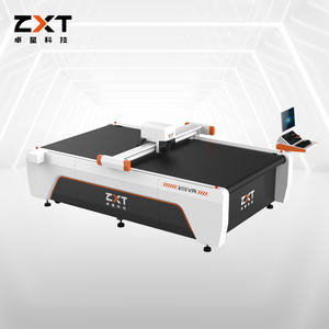 Précision à grande vitesse de découpeuse à plat de Digital automatique pour le tissu non-tissé de fibre de verre d'éponge de mousse - Product Image 3