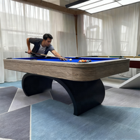 Table de billard multifonctionnelle sur mesure de 8 pieds avec conversion en table à manger, pour usage domestique, qualité tournoi, design écologique
