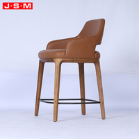 Tabouret de bar moderne de luxe en bois massif, chaises hautes pour café, cuisine, maison ou restaurant
