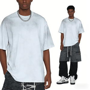 T-shirts vintage personnalisés pour hommes à manches courtes 100 % coton 220 g respirants écologiques à motif lettres coupe classique confortables - Product Image 1