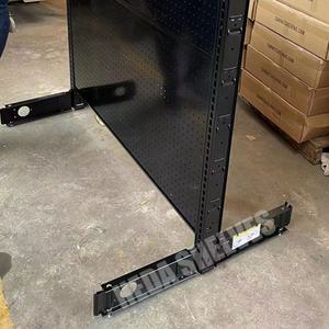 رفوف جندول سوداء لمتاجر التجزئة على طراز Lozier، رفوف المتاجر الصغيرة، تصنيع المعدات الأصلية/تصنيع التصميم الأصلي، رفوف جندول Madix - Product Image 6