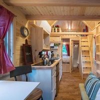Promotion Deepblue Smarthouse NZ/AS/US EU Standard Portable Mobile Home Petite Maison sur Roues