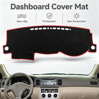 Penutup Dasbor Mobil Anti-selip Pelindung Konsol Tengah Isolasi Panas Aksesori Interior Toyota Corolla Altis 2003-2006