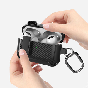 Funda Protectora de Lujo con Carga Magnética y Encendido Automático para AirPods Pro/Pro2 3/4, Resistente a Impactos - Product Image 1