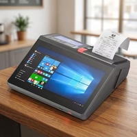 Système de point de vente tout-en-un avec écran tactile de 11,6 pouces, caisse enregistreuse, terminal de tablette POS, imprimante, logiciel NFC SDK pour les magasins de détail