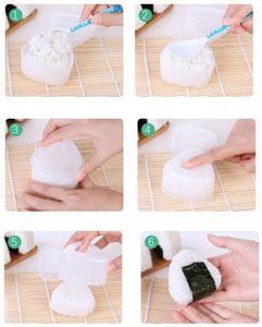 Kit de 8 Moldes para Onigiri, Molde para Hacer Bolas de Arroz Antiadherente, Moldes para Musubi Libres de BPA con Múltiples Formas - Product Image 5