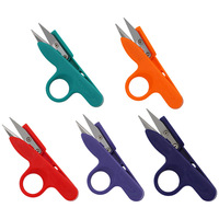 Ciseaux de tailleur miniatures très vendus, coupe-fil en forme de U, manche en plastique pour la maison, ciseaux à fil