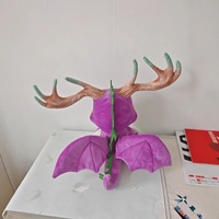 Nouvelle Peluche Unisexe de Haute Qualité, Pterosaure Anime en Position Debout, Poupée Jouet, Artisanat Personnalisable, Matière Polyester, Maternité