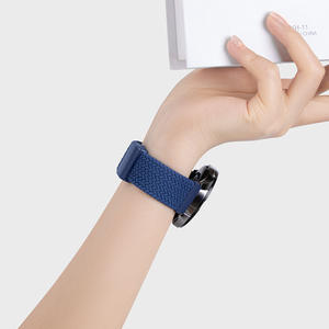 Nueva correa <span class=keywords><strong>de</strong></span> reloj <span class=keywords><strong>de</strong></span> nailon tejido magnético a presión <span class=keywords><strong>de</strong></span> 18/20/22mm para Universal para Samsung para Galaxy Watch para Huawei Garmin Watch - Product Image 6