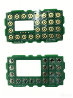 Panel Keyboard Pengontrol Papan Sirkuit Fleksibel Keypad Membran Peralatan Industri FPC Kustom Antarmuka USB/PS2/RS232/Matrix