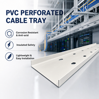 Service OEM/ODM disponible, installation facile, gaines ventilées perforées, chemin de câbles en PVC plastique