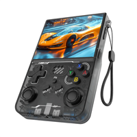NKIWI Newest R36XX Retro Console de jeu portable avec écran HD de 3.5 pouces Double Joystick Batterie de 3000mAh supportant deux joueurs