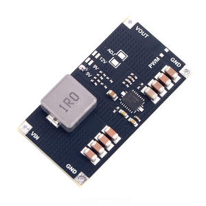 โมดูล TPS61088 กำลังสูง 5/9/12V โมดูลเพิ่มแรงดันไฟฟ้าจากแบตเตอรี่ลิเธียม DCDC 10A กระแสไฟต่ำ ริปเปิลต่ำ - Product Image 1