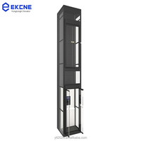 Popular Choice 4 Floor Small Sightseeing Home Elevator 400kg 0.4m/s Apartment Panoramic Elevator