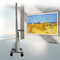 Impresora de grafiti de pared Vertical 3D, máquina de dibujo colorida de pared automática, impresora de pared portátil automática