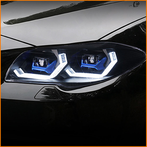 Conjunto de Faros LED para BMW Serie 5 F10 F11 F18, Actualización OSS con Lente de Proyector Láser Dual Directo, 2011 <span class=keywords><strong>2012</strong></span> 2013 2014 2015 2016 - Product Image 6